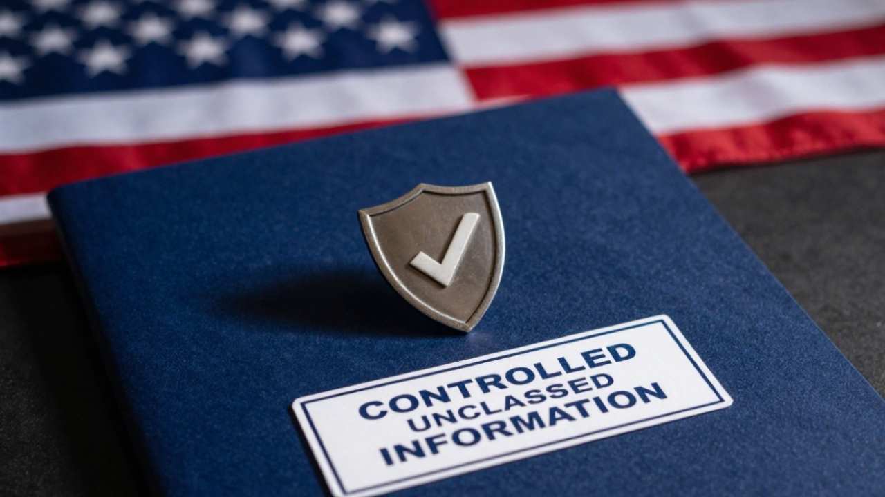 Government contract paperwork with the clause number 252.204-7012 circled in red