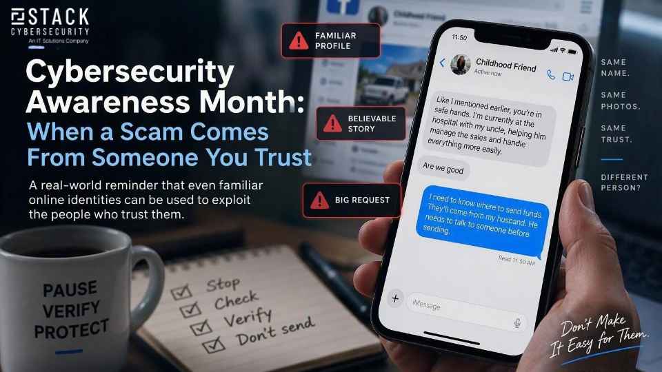 Phone with texts from scammer
