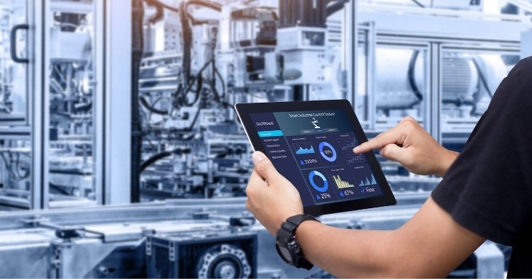 Manufacturing facility with cybersecurity overlay