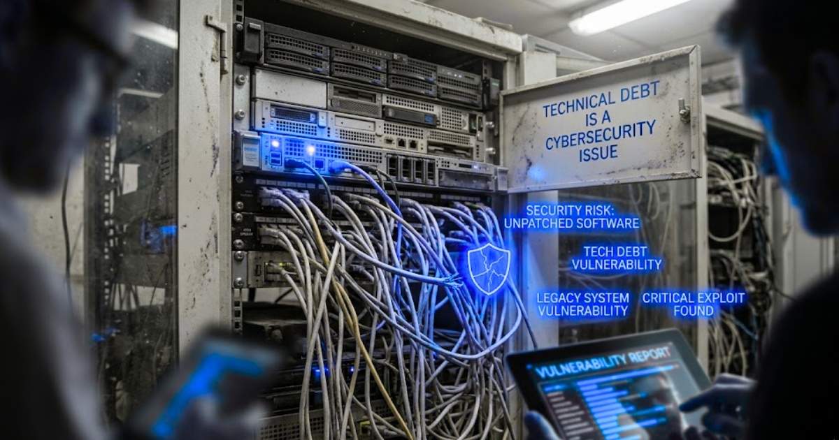 Outdated technology systems connected to cybersecurity risk and business disruption